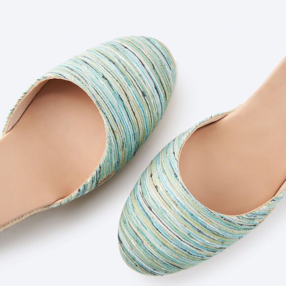 Brand New Limited Edition Canvas Espadrille Wedges - Picture 3 of 5